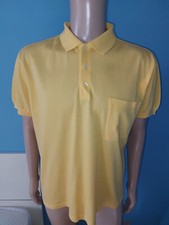 POLO UOMO COLOR GIALLO MANICA CORTA MARCA YVES SAINT LAURENT TAGLIA M 100%COTONE