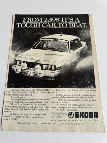 Original vintage 1985 skoda - original,