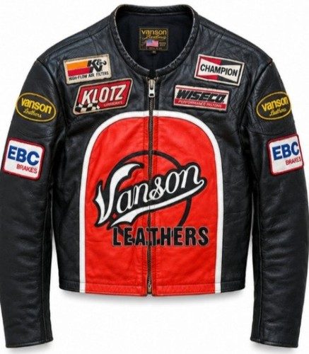 Vanson leather racing jacket - vanson,