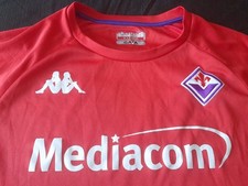 MAGLIA SHIRT FOOTBALL CALCIO FIORENTINA KAPPA ROSSA SIZE XL PLAYER ALLENAMENTO 