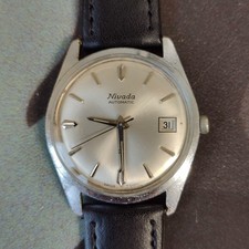 Orologio automatico vintage Nivada Compensamatic