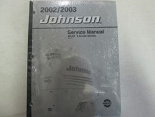2002 2003 Johnson Barca Servizio Manuale Sn / San 4 Tempi Modelli 60/70 5005500