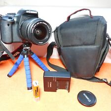 XL SET Canon 600D l 18x55 mm obiettivo l DSLR fotocamera reflex 18 MP FULLHD Vid