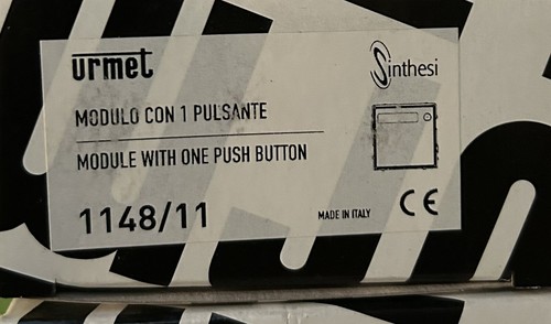 Modulo pulsante urmet - pulsante,