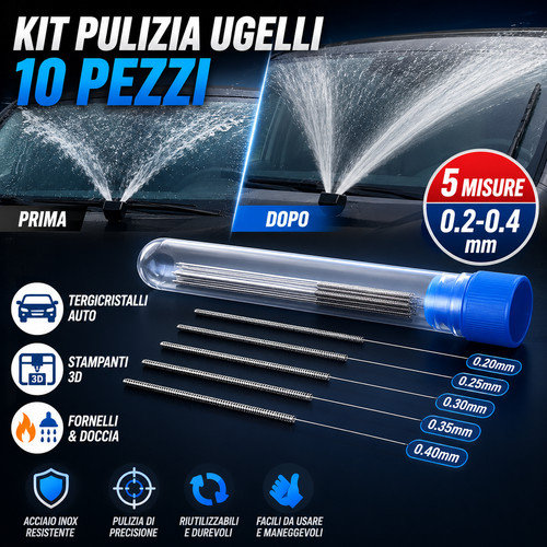 Kit pulizia ugelli - pulizia,