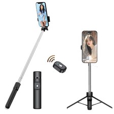SelfieStick Bluetooth treppiede asta telescopica telecomando cellulare smartphone