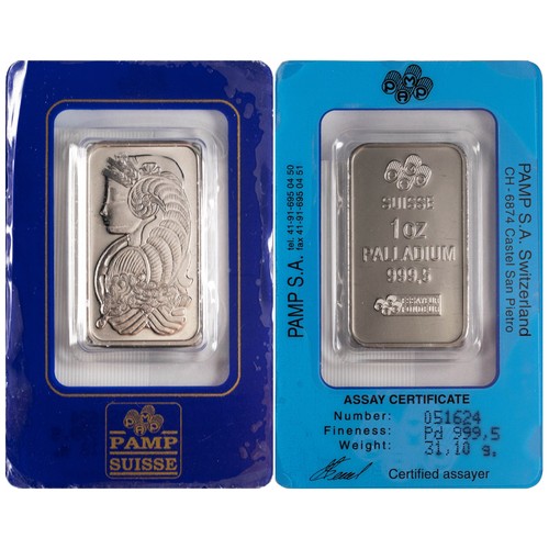 Palladium bar varied - 1, oz