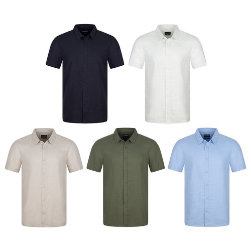 Riverso camicia lino uomo - riverso,