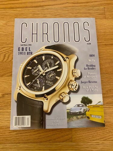 Chronos watch magazine - watch,