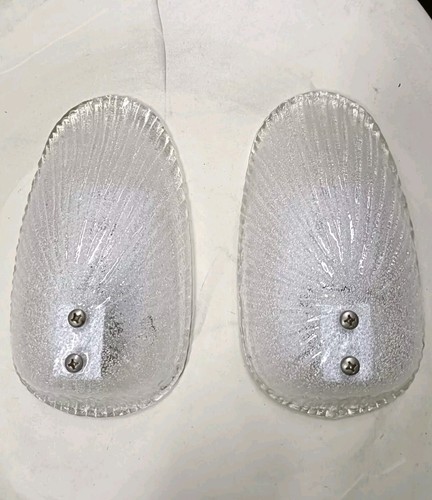 Coppia applique vetro murano