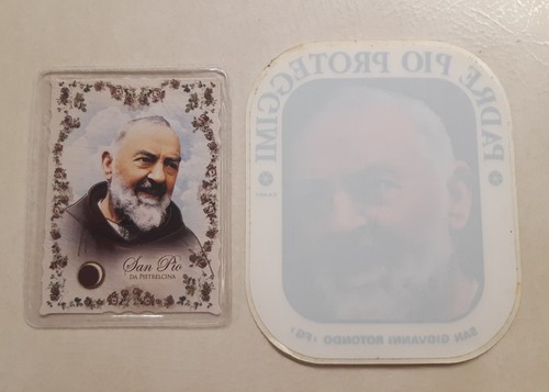 Padre pio sticker santino - pio,