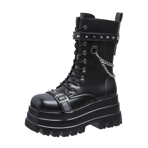 Stivali gotici platform - , donna