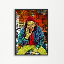 Poster Quadro Disegno Music Singer Rapper A3 Stampa su Carta Pregiata | SKYLLART