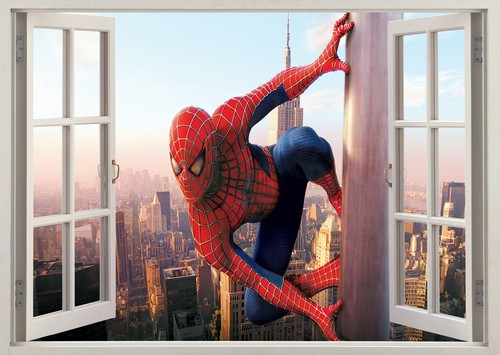 Adesivo spider man marvel - man,
