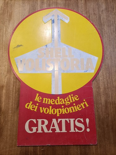 Cartello pubblicitario shell - cartello,
