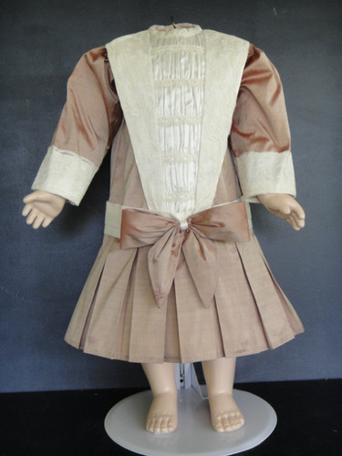 Vestito seta beige per - beige,