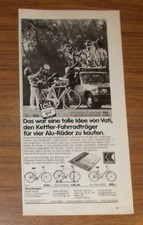 Rara Pubblicità KETTLER RUOTA