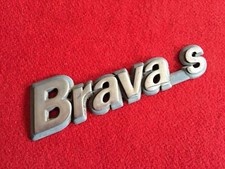 FIAT BRAVA S LOGO SIGLA EMBLEMA FREGIO STEMMA SCRITTA TARGHETTA BADGE TARGA NOME