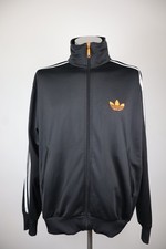 ADIDAS GIACCA FELPA ZIP SPORTIVA UOMO Tg L MAN CASUAL SPORT JACKET VINTAGE LOGO
