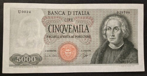 5000 lire colombo primo - 5000, tipo