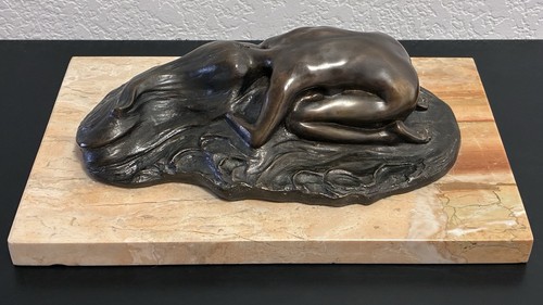 Scultura bronzo laura foret - laura, la