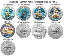Ruanda Nautical Set di 5