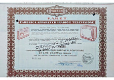 ROMA 1958 * LA STORIA DEGLI APPARECCHI RADIO-TV IN UN BOND D'EPOCA VOXSON