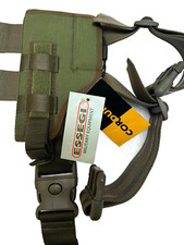 Fondina  sx pistola arma militare essegi cordura doppio  cosciale  Estensore