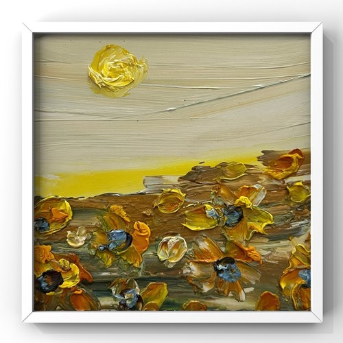 Campo girasoli astratto - di,