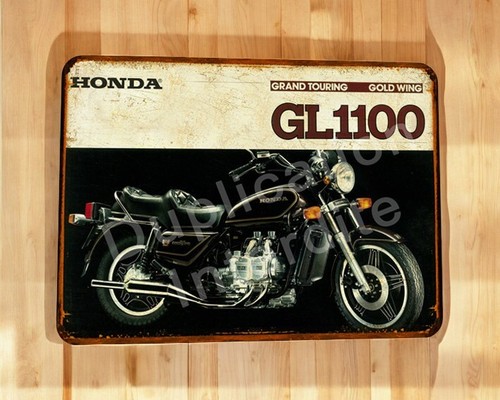 Plaque métal honda goldwing - métal,