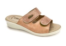 TIGLIO 187 BLU PLATINO ROSE PANTOFOLE CIABATTE DONNA ESTIVE APERTE A STRAPPI