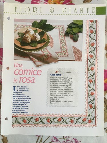 Schema punto croce ricamo - schema,