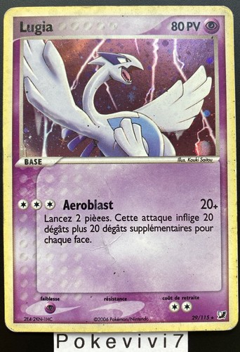 Carte pokemon lugia 115 - pokemon, 29/115