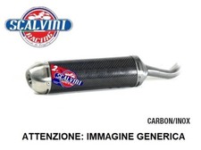 SCALVINI SCARICO TERMINALE CARBONIO INOX HUSQVARNA SM/S - WRE 125 2003-2012