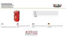 Porta estintore in plastica rosso da 6Kg [BICMA]