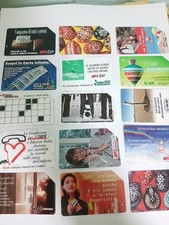 Set 15 schede telefoniche Sip Telecom Collection Card Vintage Anni 90/2000 #111