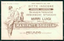 Milano Città Ditte Insegne Luminose Commerciale cartolina RT5805