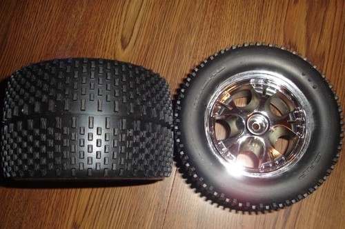 Coppia gomme cerchi cromati - gomme, e