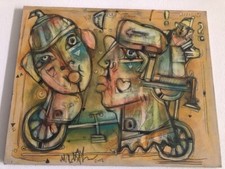 Dipinto moderno astratto su