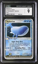 CGC 9 MINT Wailord ex 2003 EX
