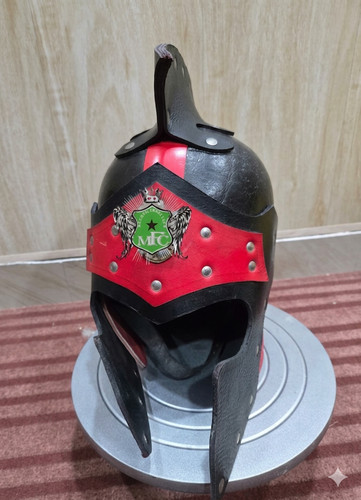 Elmetto pelle barbaro - elmetto,