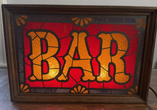 Insegna Bar Vintage IMS Corp Light Up Box Uomo Cave Lounge Breweriana - funziona