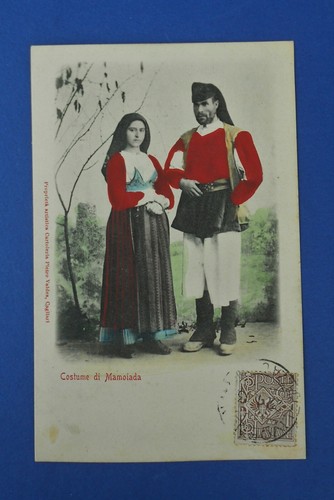 Cartolina postcard costume - postcard,