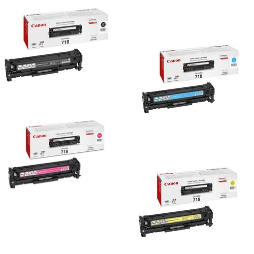 Canon 718 toner originale c - toner, bk