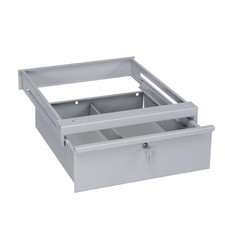 Cassetto in ferro per banco