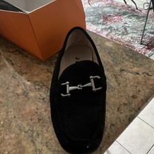 Jeko Black Leather Loafers