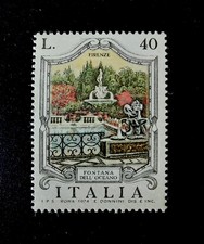 Francobollo firenze fontana - firenze,