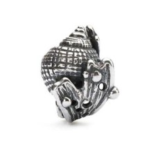 AUTHENTIC TROLLBEADS ORIGINAL SILVER HIDING CONCH  TAGBE-10196 CONCHIGLIA 