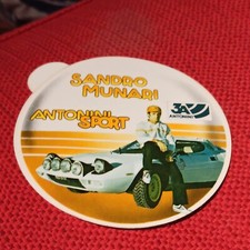 ADESIVO SANDRO MUNARI ANTONINI SPORT STICKER Rally Motorsport anni 80