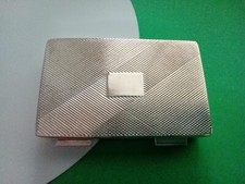 Scatolina Scatola Tabacchiera Porta-pillole in Argento 800 massiccio antica